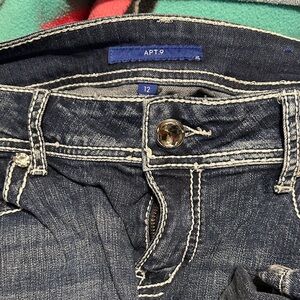 Apt. 9 Indigo Denim Jeans